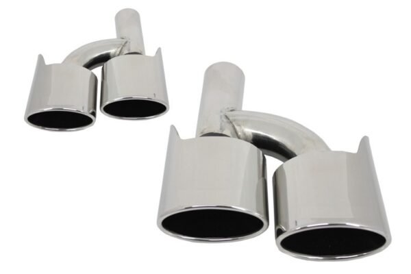 Exhaust Muffler Tips suitable for Mercedes C-Class E-Class S-Class CLS SL SLK W204 W211 W221 W219 E63 C63 Design