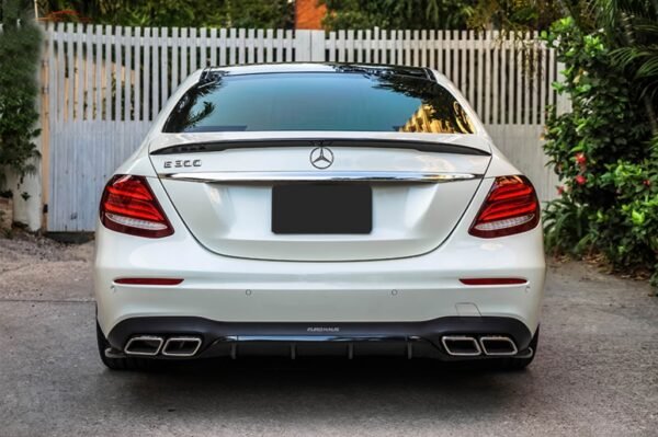 Exhaust Muffler Tips suitable for Mercedes E-Class W213 (2016-up) E63 Design GLC SUV X253 GLC Coupe C253 (2015-2017)