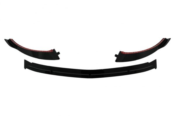 Front Bumper Lip suitable for Mercedes E-Class W213 S213 C238 A238 Facelift (2020-Up) Piano Black