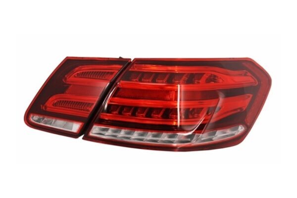 Rear Bumper with LED Light Bar Taillights suitable for Mercedes E-Class W212 (2009-2012) Facelift E63 Design