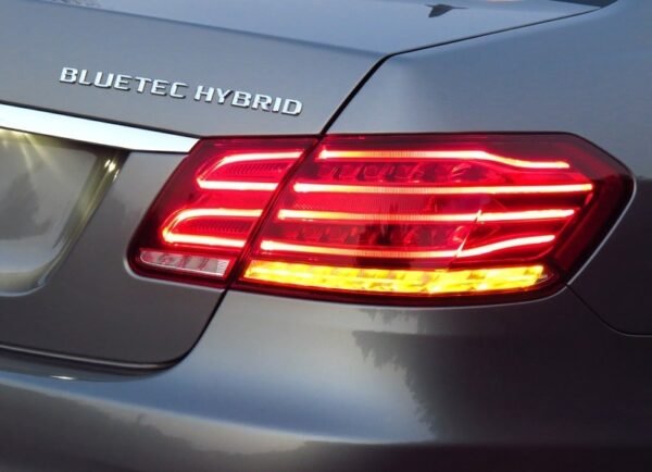 Rear Bumper with LED Light Bar Taillights suitable for Mercedes E-Class W212 (2009-2012) Facelift E63 Design