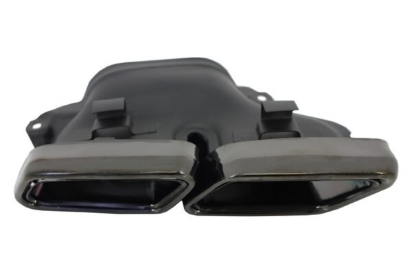 Rear Bumper with Exhaust Muffler Tips Black suitable for Mercedes E-Class W212 Facelift (2013-2016)