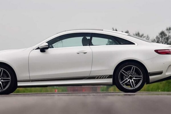 Side Decals Sticker Vinyl Matte Black suitable for Mercedes C238 Coupe W212 W213 E200 E300 E350 E46 E63 C207 A207